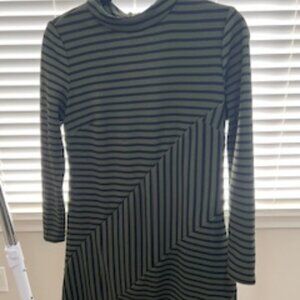 Green, Black Hutch (Anthropologie) XS Petite dress